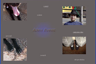 A screenshot of Prof. Evens' homepage.  It consists of four individual photographs.  