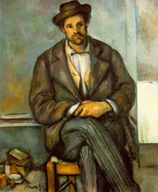 Seated Peasant by Paul Cezanne.