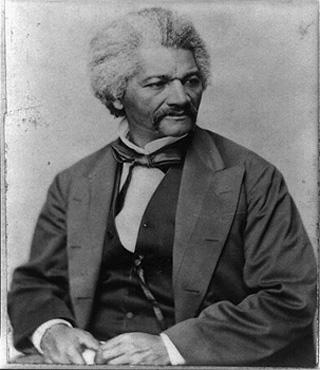 Photograph of Frederick Douglass.