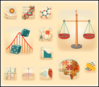 Illustrated icons of graphs, neurons, and molecules, representing the themes of the Concept Vignette videos.